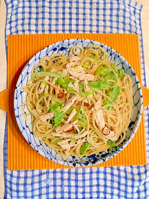 キャベツと鶏胸肉のバジルパスタ レシピ 作り方 By テツオ63 楽天レシピ