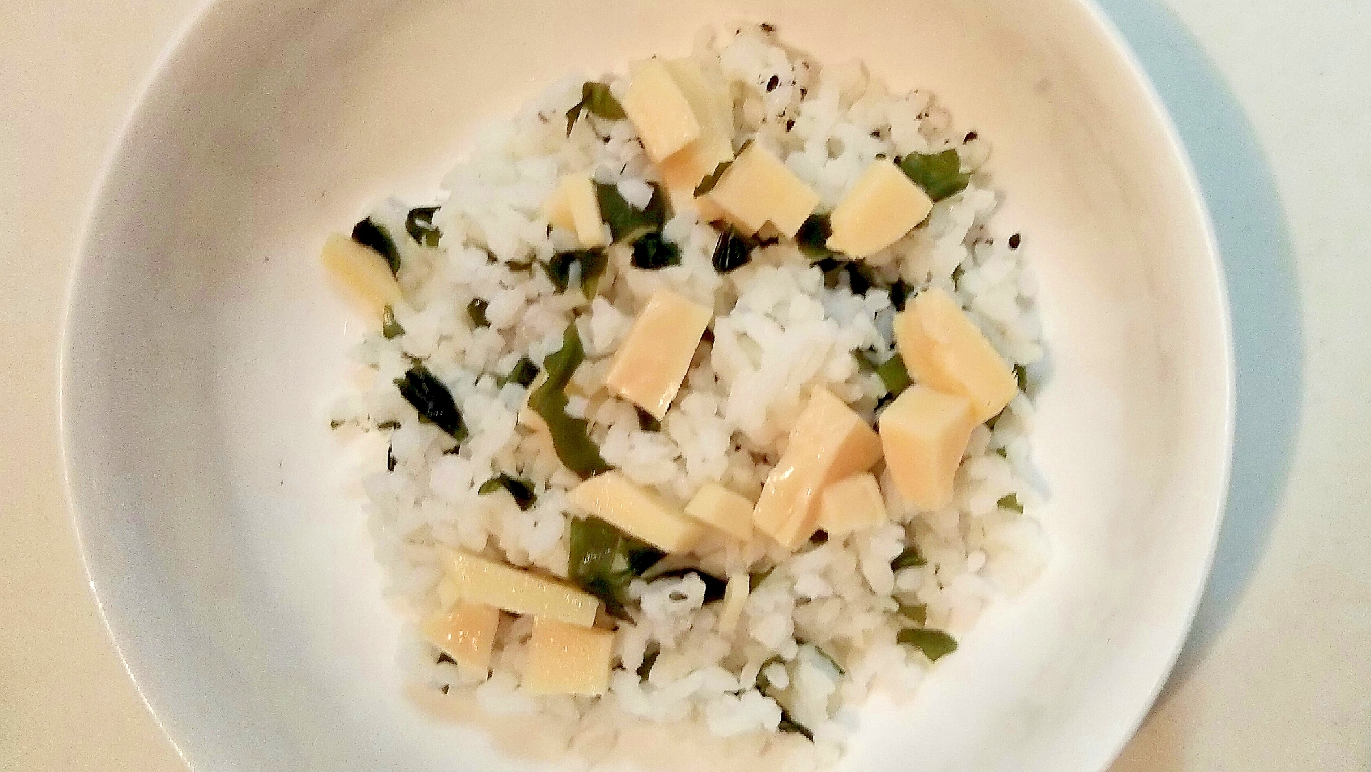 ☆たけのこ☆わかめごはん