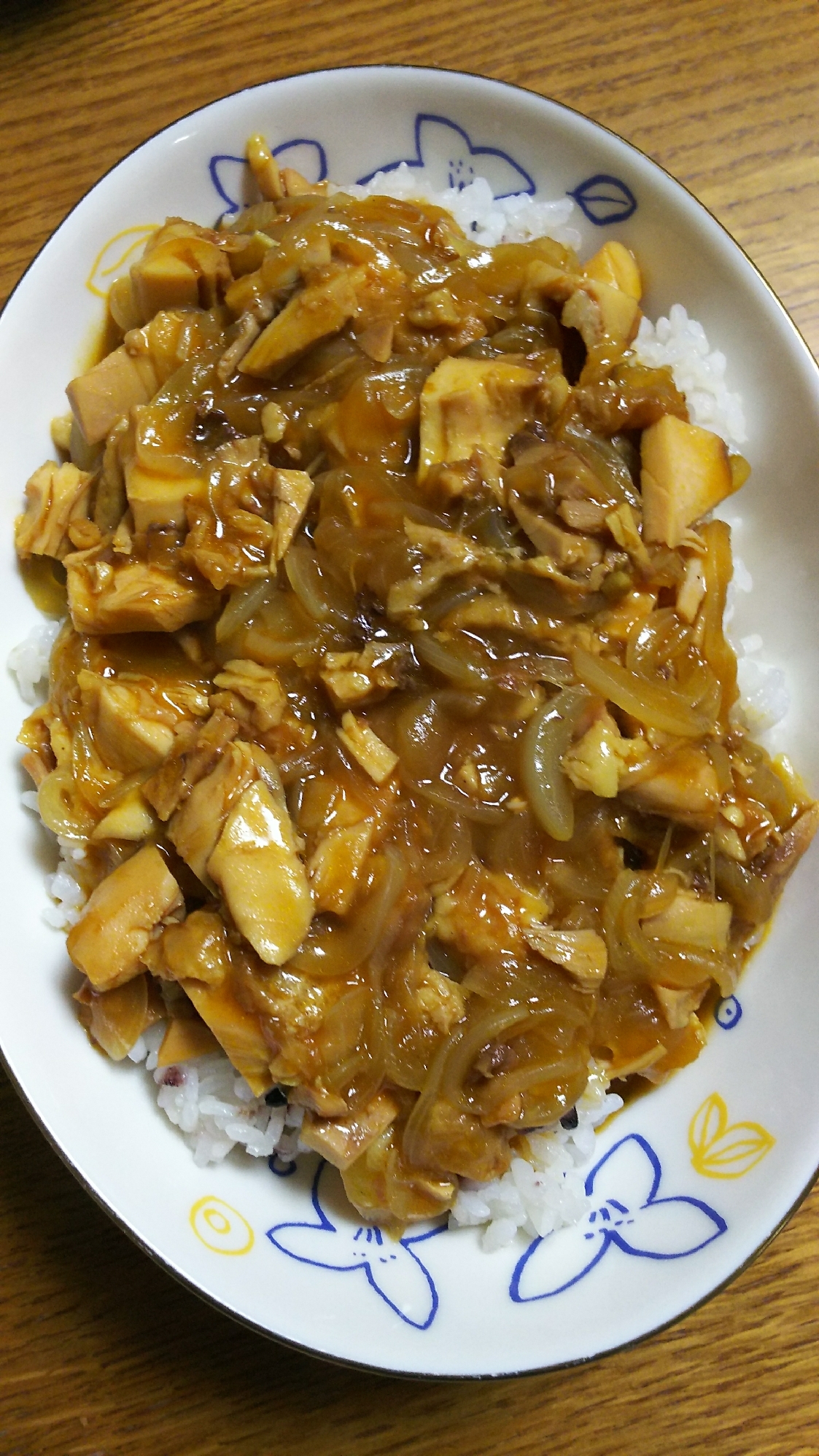 コストコ ロティサリーチキン&新玉ねぎのカレー