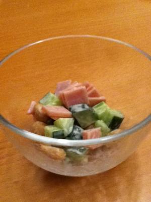 ヨーグルトでさっぱり！コロコロサラダ