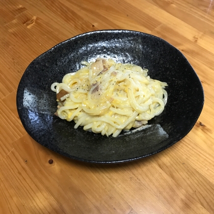 お家にある材料でカンタンにカルボナーラが作れて、とても美味しかったです。また作りたいと思います。