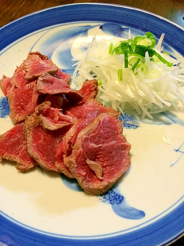 安いお肉でも柔らか☆ヘルシー牛のたたき