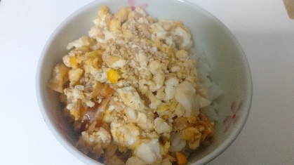 ♡おかか生姜の炒り豆腐♡栄養たっぷりヘルシー丼