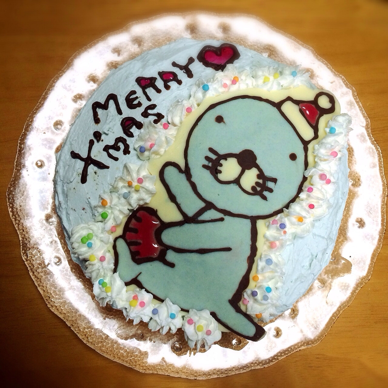 ラムネクリームの青いケーキ レシピ 作り方 By Emipou 楽天レシピ