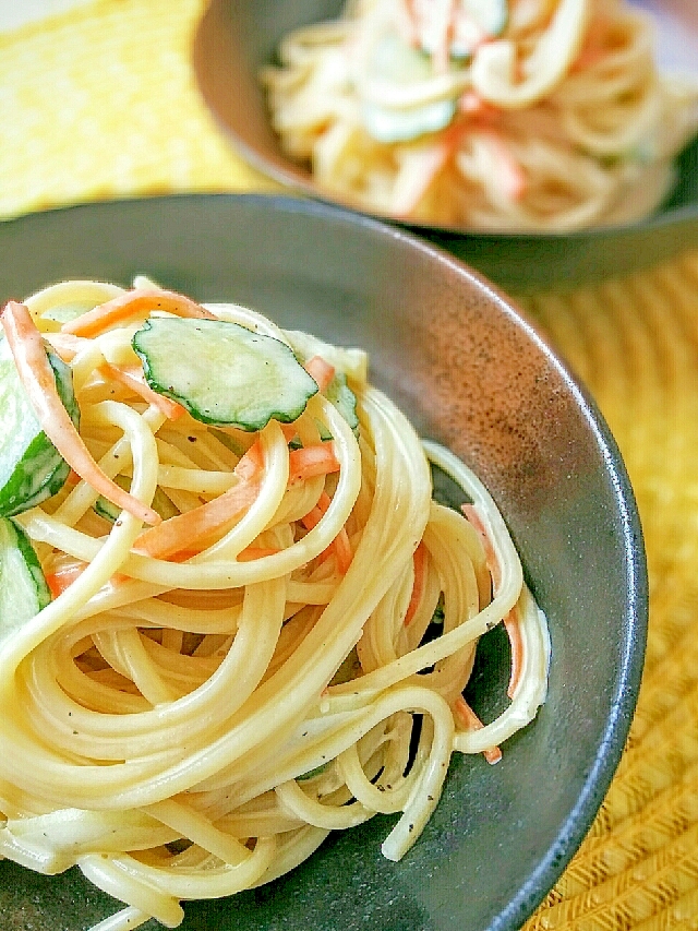 我が家のサラスパ♥スパゲッティサラダ♥