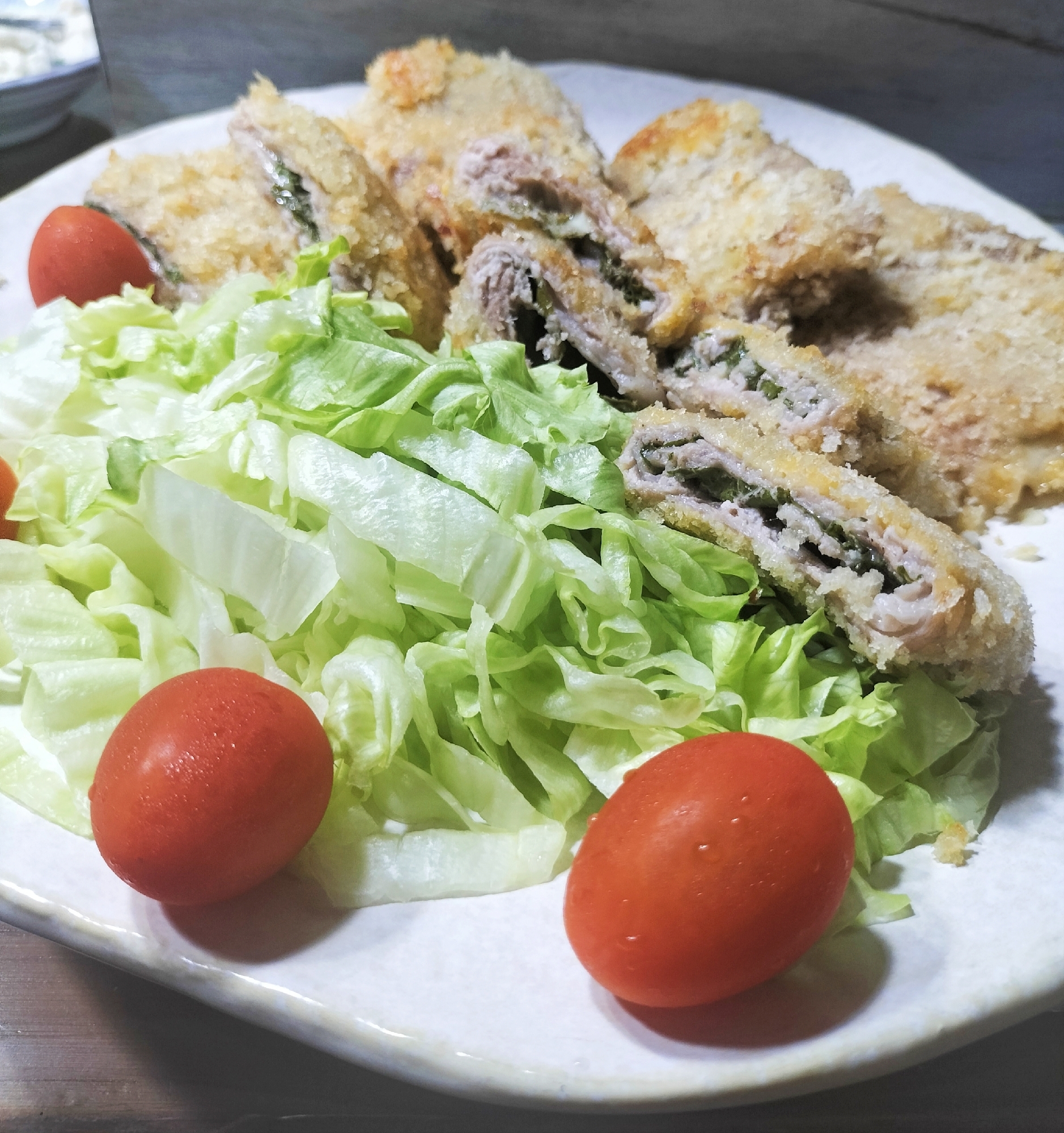 青じそ＆チーズのミルフィーユかつ