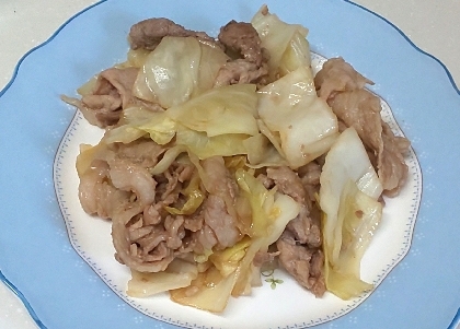 豚肉とキャベツの生姜焼き