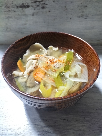 ストウブDe〜あっさりな豚汁