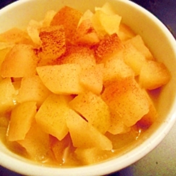 レンジで作る 角切りリンゴのシナモン風味コンポート レシピ 作り方 By ミカポン 楽天レシピ レンジで作る 角切りリンゴのシナモン風味コンポート レシピ 作り方 By ミカポン 楽天レシピ