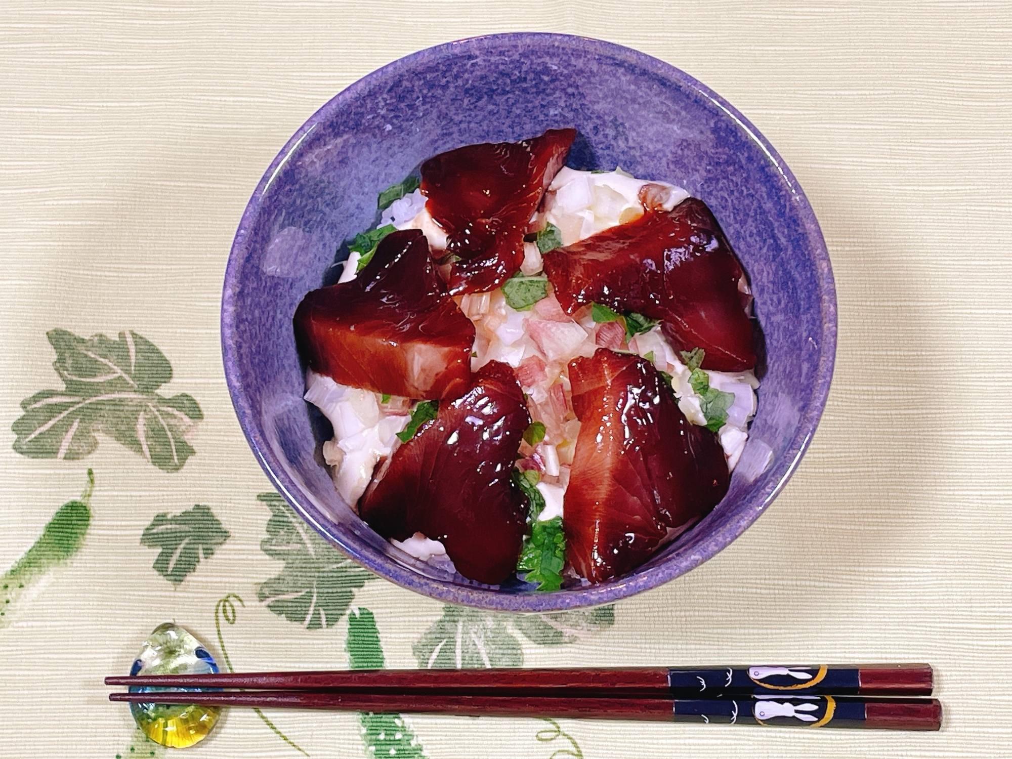 豆腐のとろ〜り鰹丼(潰瘍性大腸炎◎)