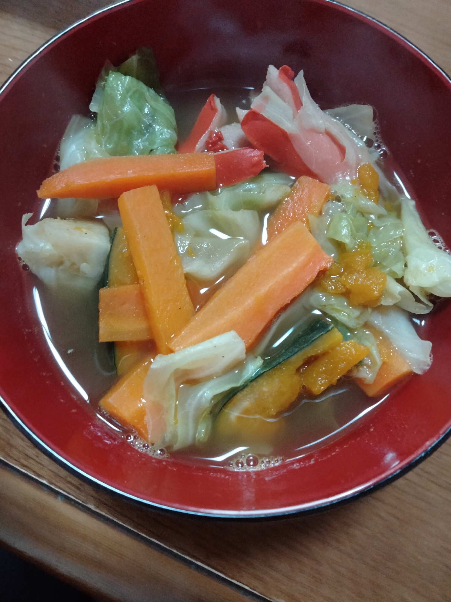 野菜たくさんカレースープ