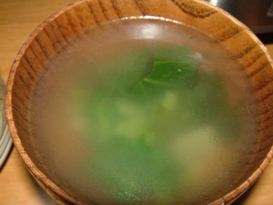 【激速】【汁物】【5分】チンゲンサイ中華スープ
