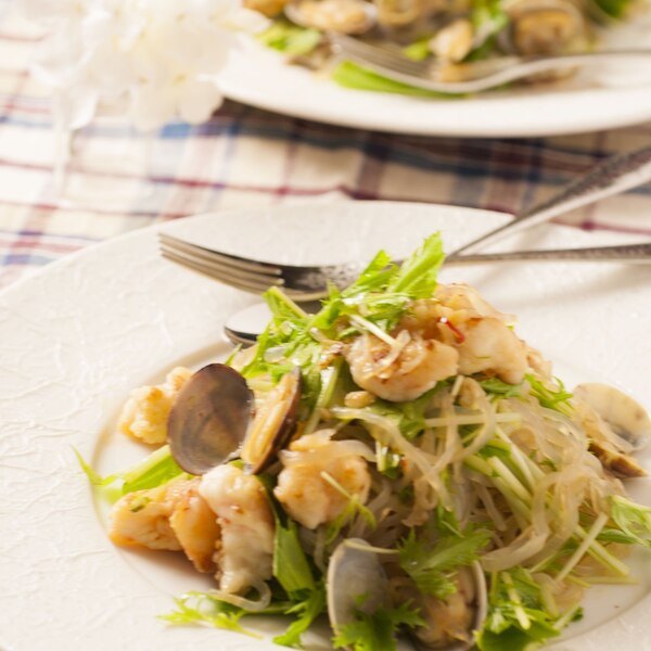 魚介と水菜の和風ダイエットぺペロンチーノ レシピ 作り方 By 伊豆河童 楽天レシピ 魚介と水菜の和風ダイエットぺペロンチーノ レシピ 作り方 By 伊豆河童 楽天レシピ