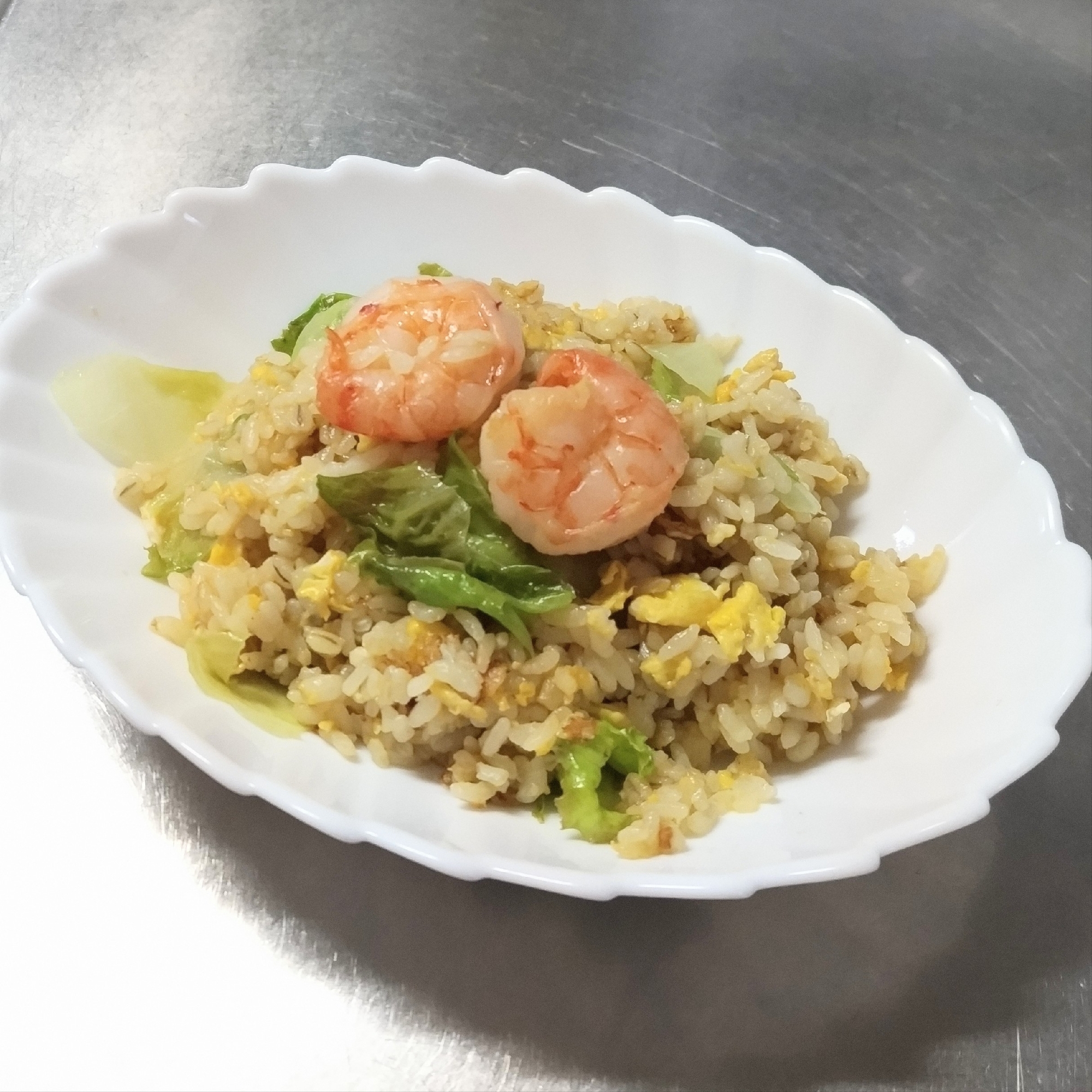海老レタス炒飯