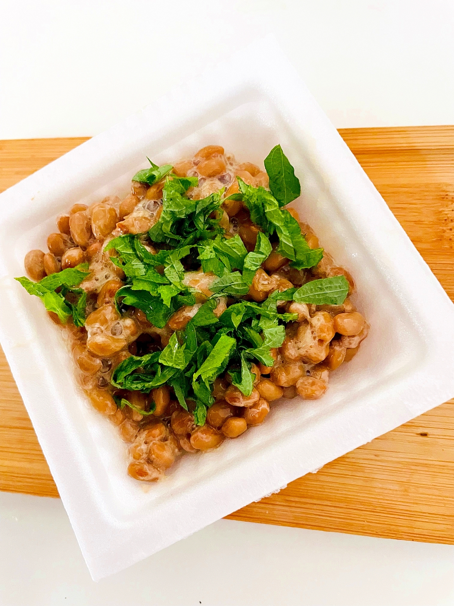 青じそとごまの納豆