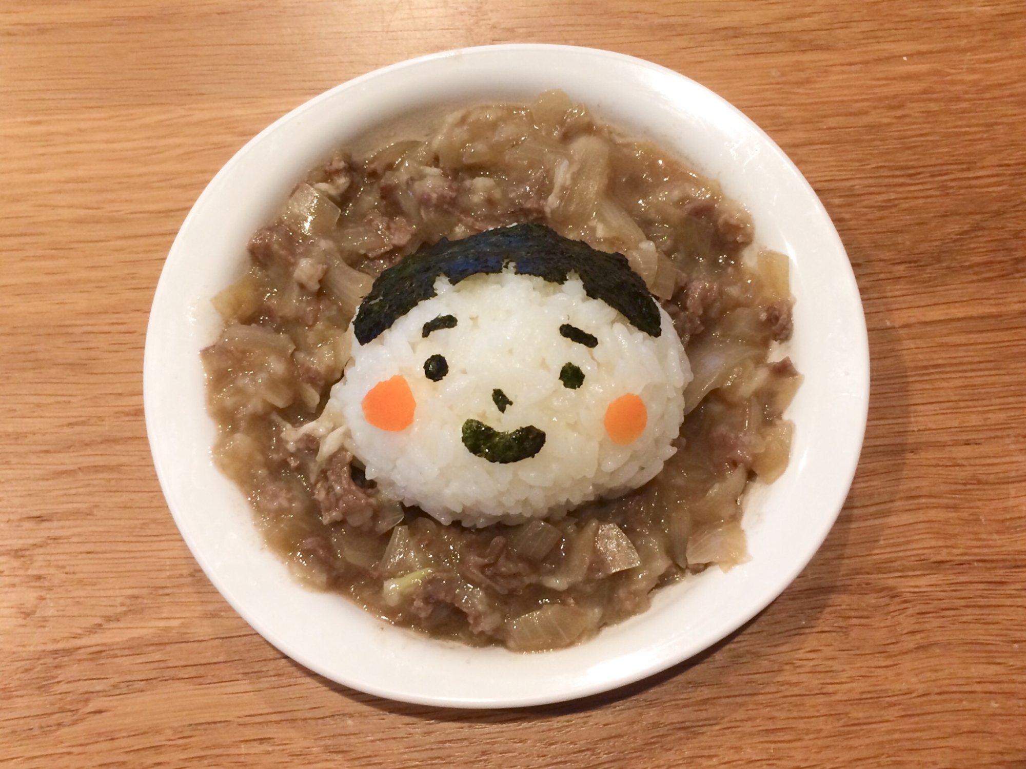 長芋でトロトロ！子供やお年寄りが食べやすい牛丼！