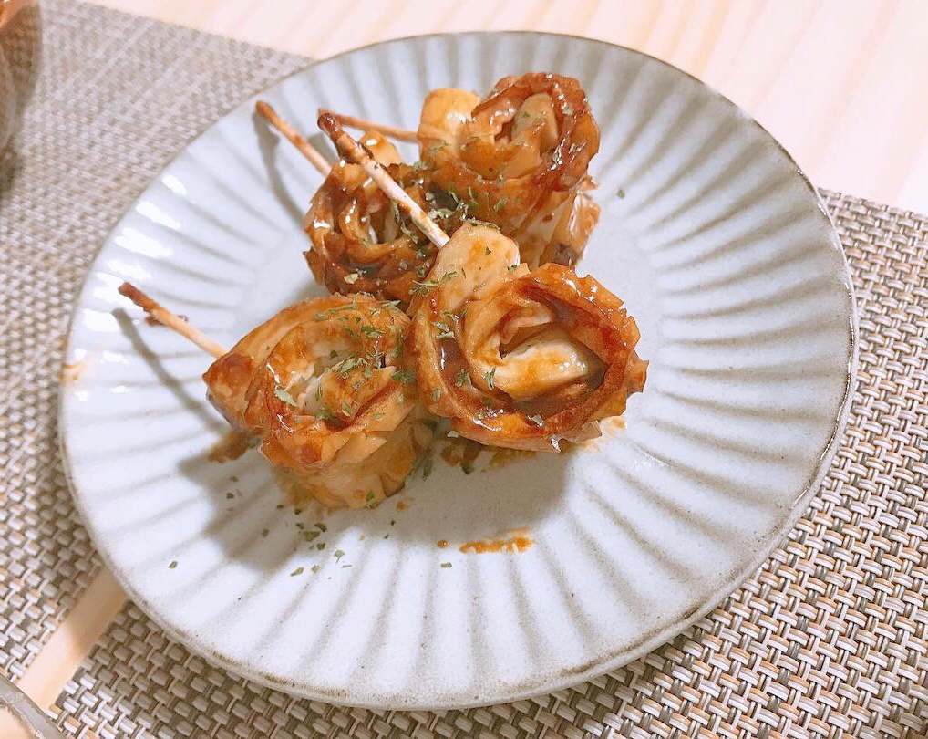まるでイカ焼き！ちくわのイカ風味♢