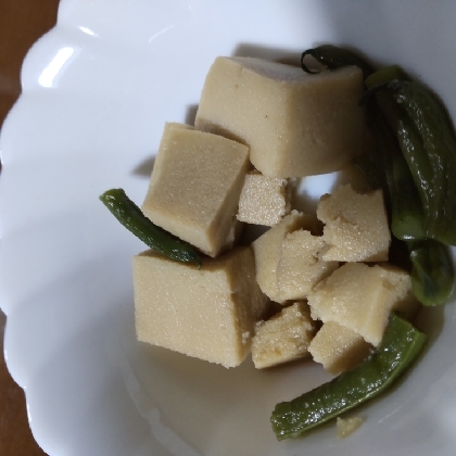 【簡単】かぼちゃ高野豆腐の煮物