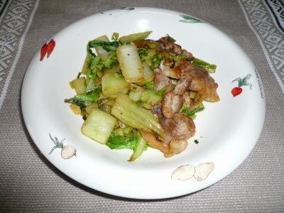 豚肉と白菜のカレー炒め