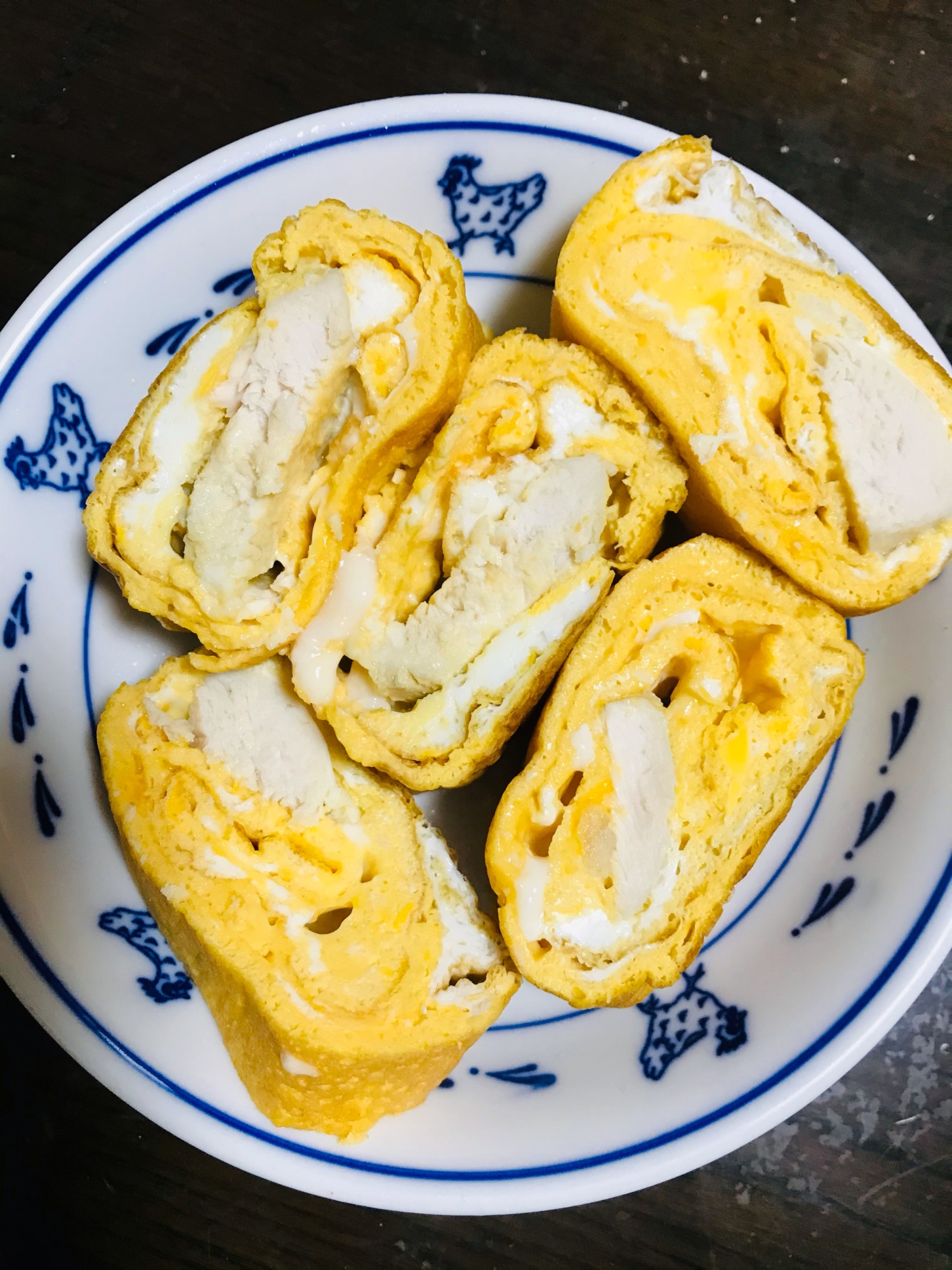 サラダチキン入り卵焼き
