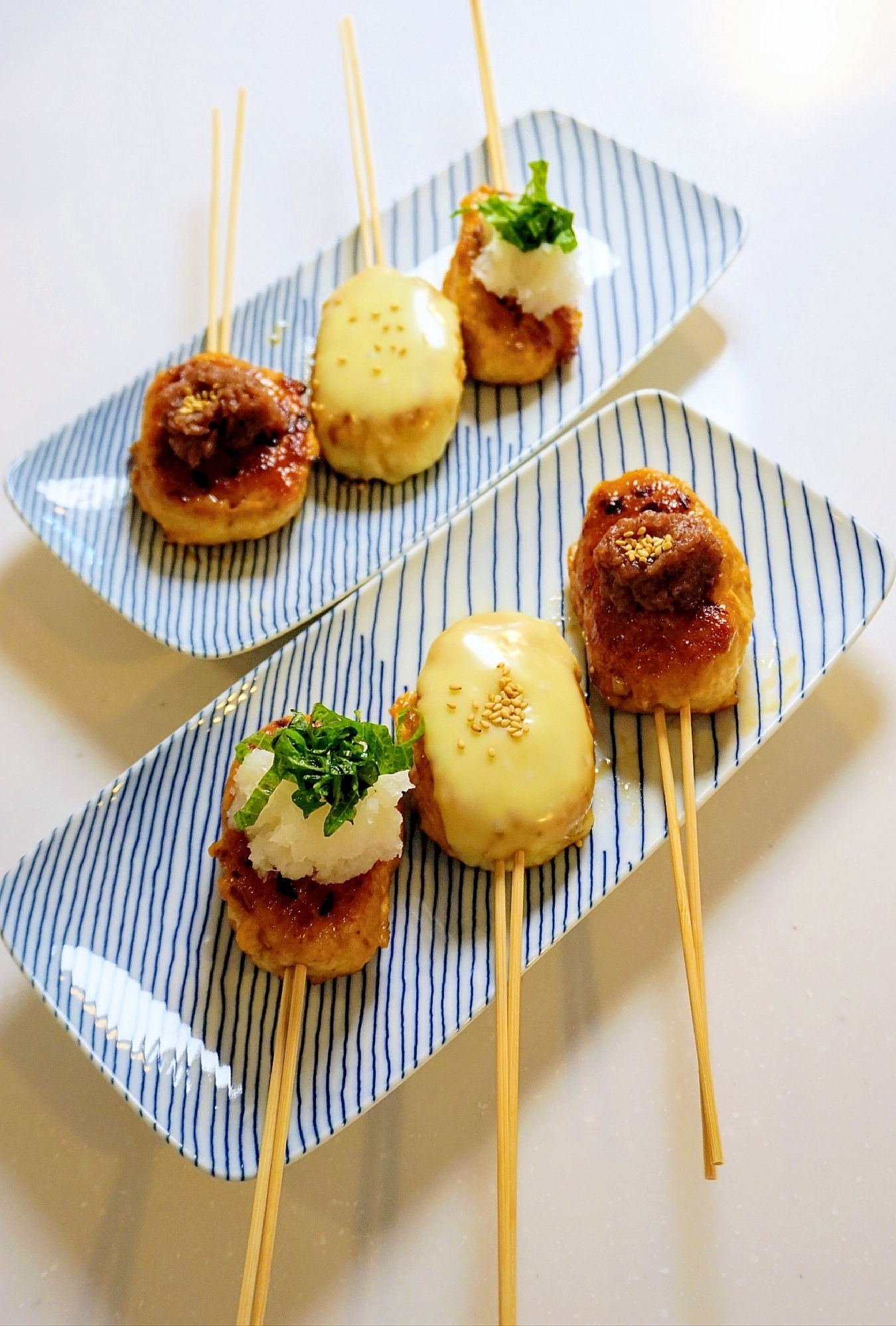 彩り鮮やかな居酒屋メニュー！鶏つくねの照り焼き