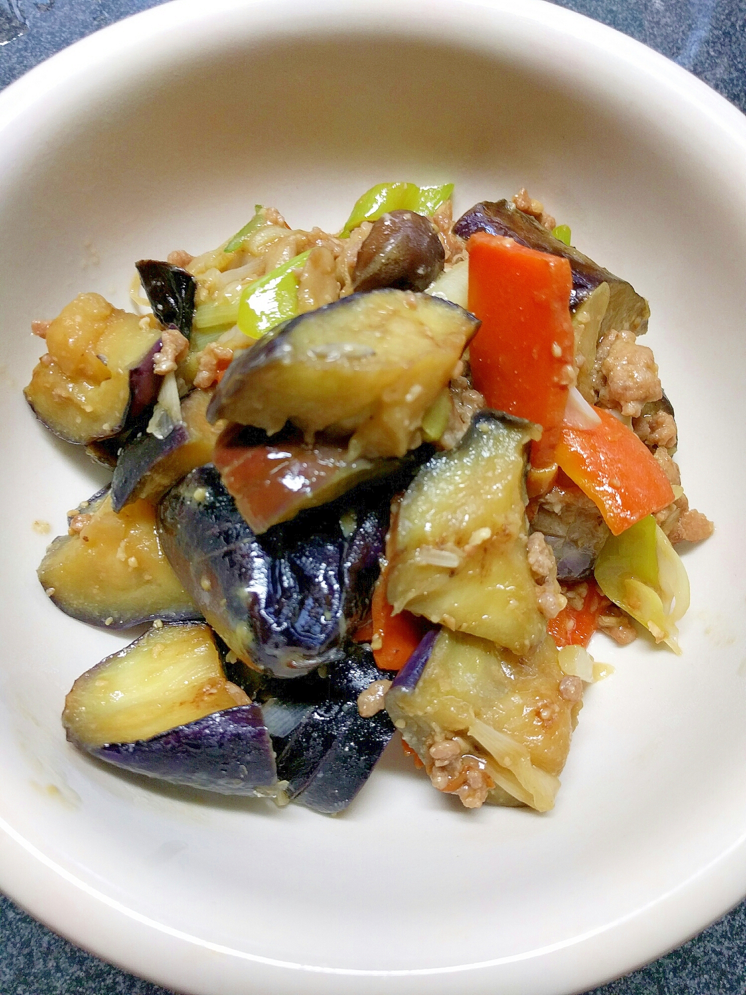 子供大喜び♡ご飯がすすむ茄子メインの肉味噌炒め♪