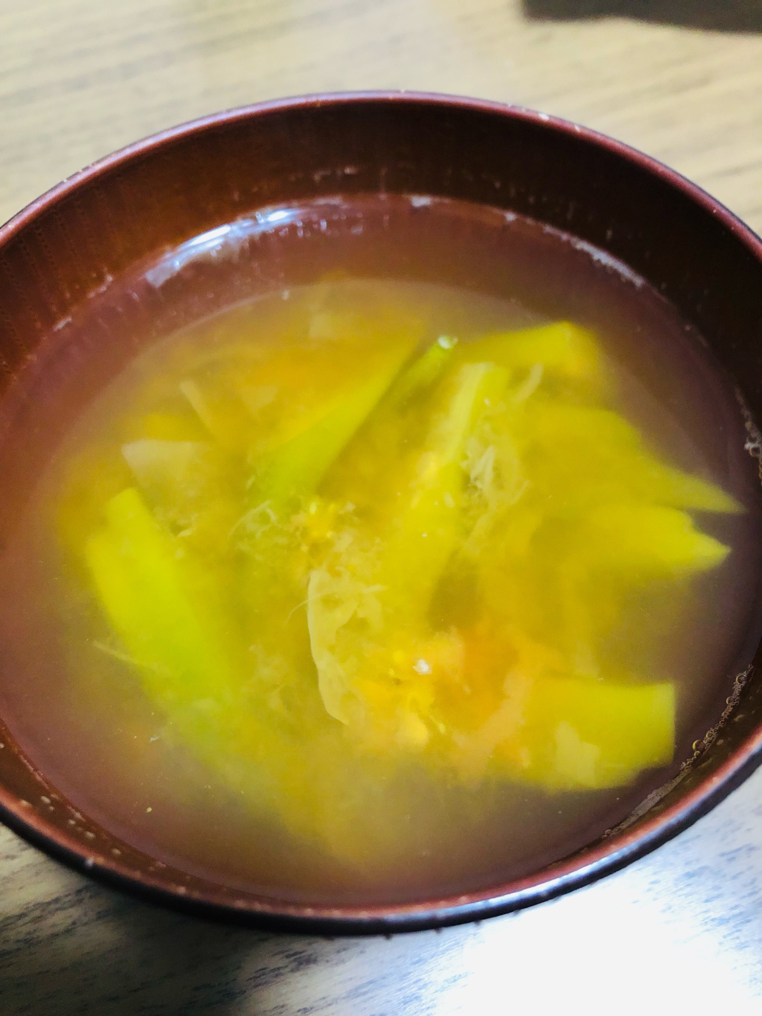 オクラと生姜のスープ
