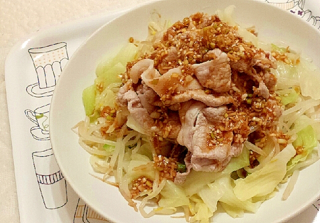 キャベツもやしの豚しゃぶサラダ レシピ 作り方 By ことママ 楽天レシピ キャベツもやしの豚しゃぶサラダ レシピ 作り方 By ことママ 楽天レシピ