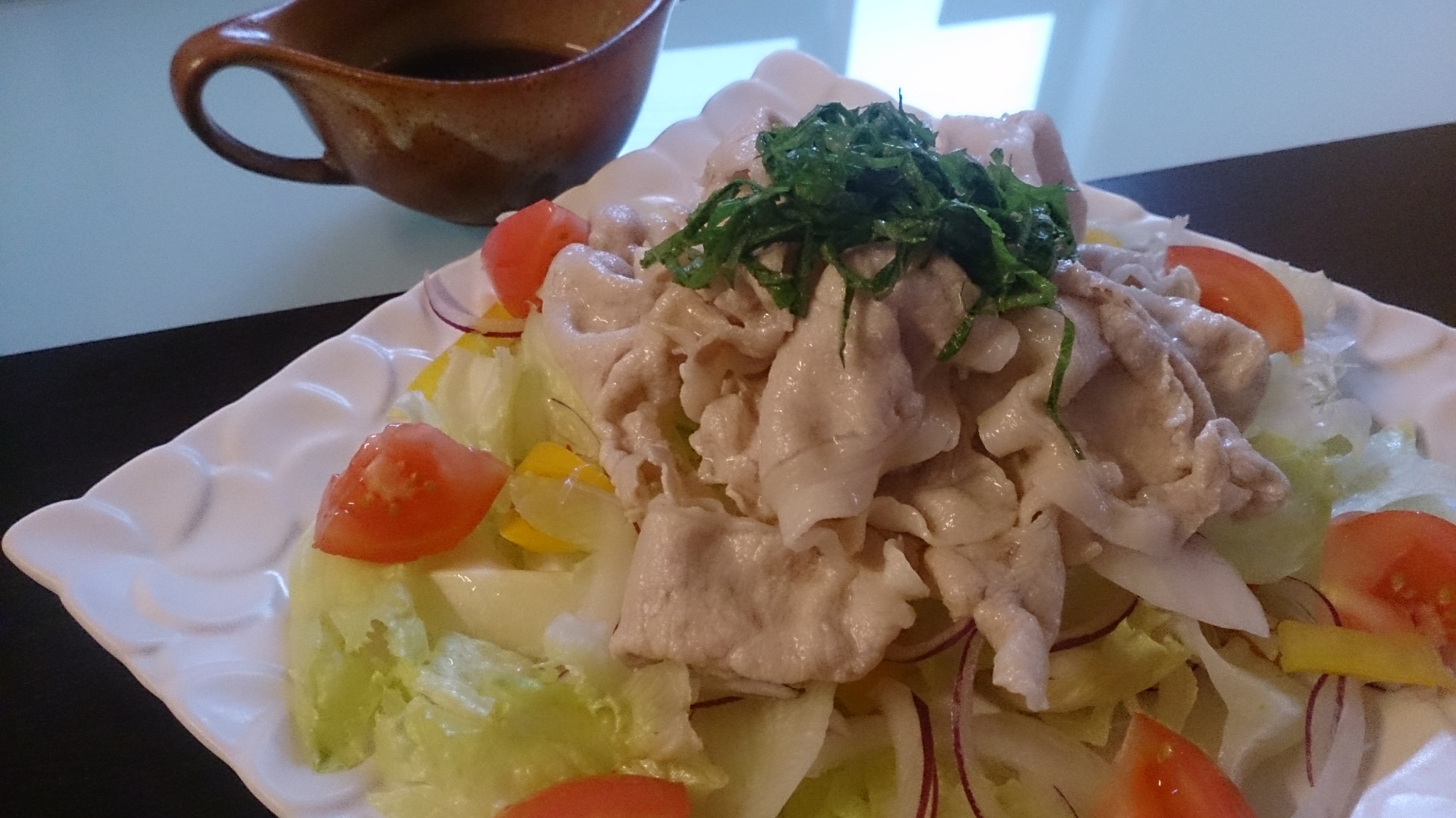 食欲のない日に！簡単梅ドレで冷しゃぶ！