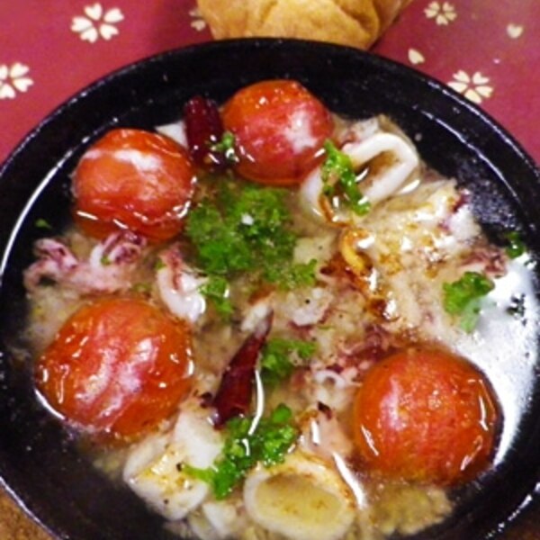 簡単 イカミニトマトアヒージョ レシピ 作り方 By Bapaksan 楽天レシピ 簡単 イカミニトマトアヒージョ レシピ 作り方 By Bapaksan 楽天レシピ