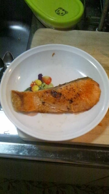 鮭のムニエルが食べたい！と思って、作ってみました☆美味しかったです！また作りたいと思います♪