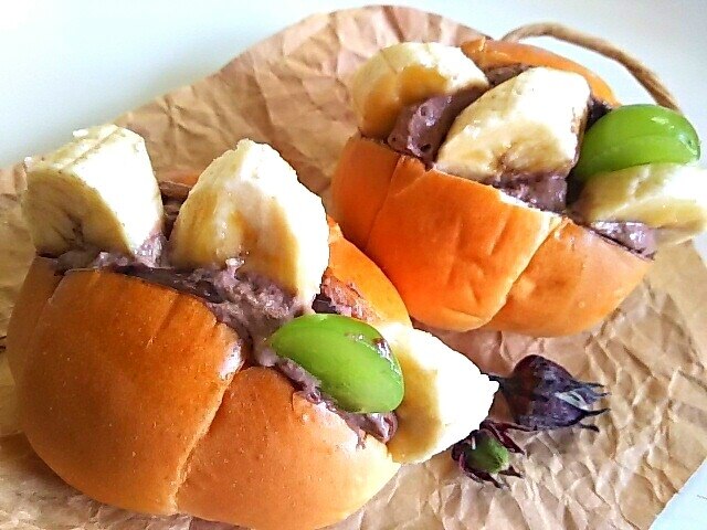 バナナ チョコクリームサンド レシピ 作り方 By ブルーボリジ 楽天レシピ