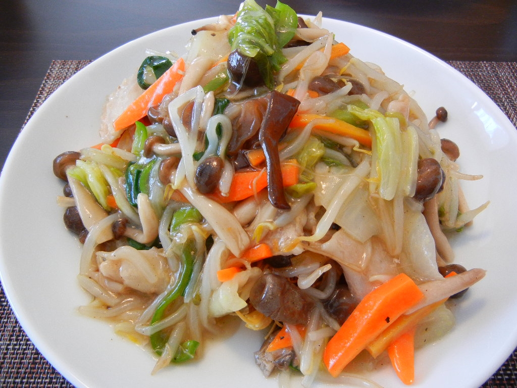 餡かけ皿うどん