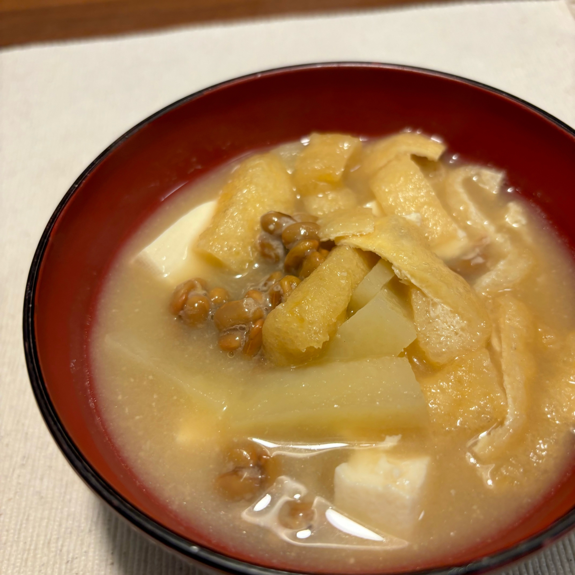 秋田名物　納豆汁