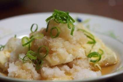 簡単に揚げ出し豆腐が作れたことに驚いたレシピでした。