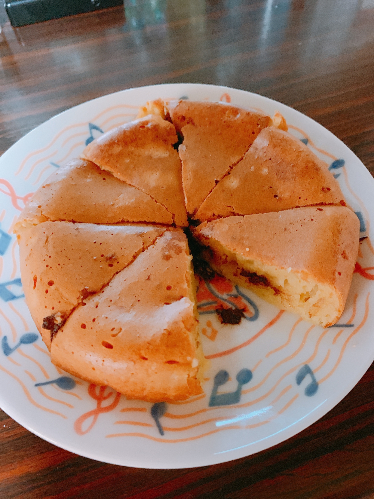 もちもち炊飯器チョコチーズケーキ