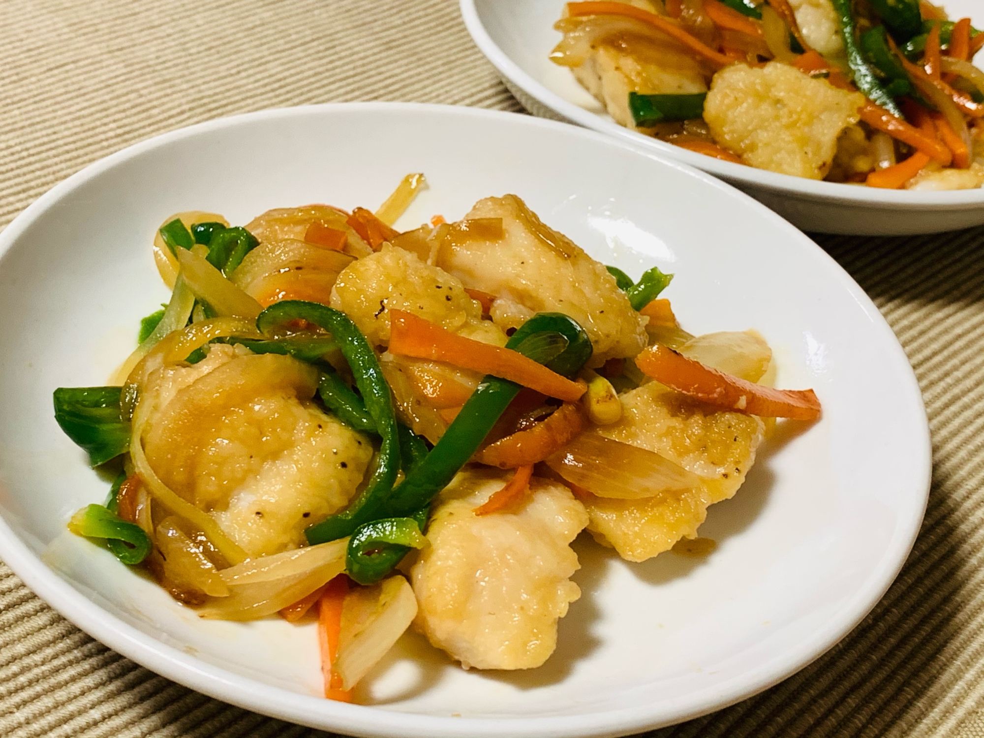 めんつゆで簡単 パンガシウスと細切り野菜の炒め物 レシピ 作り方 By Satorin7 楽天レシピ めんつゆで簡単 パンガシウスと細切り野菜の炒め物 レシピ 作り方 By Satorin7 楽天レシピ