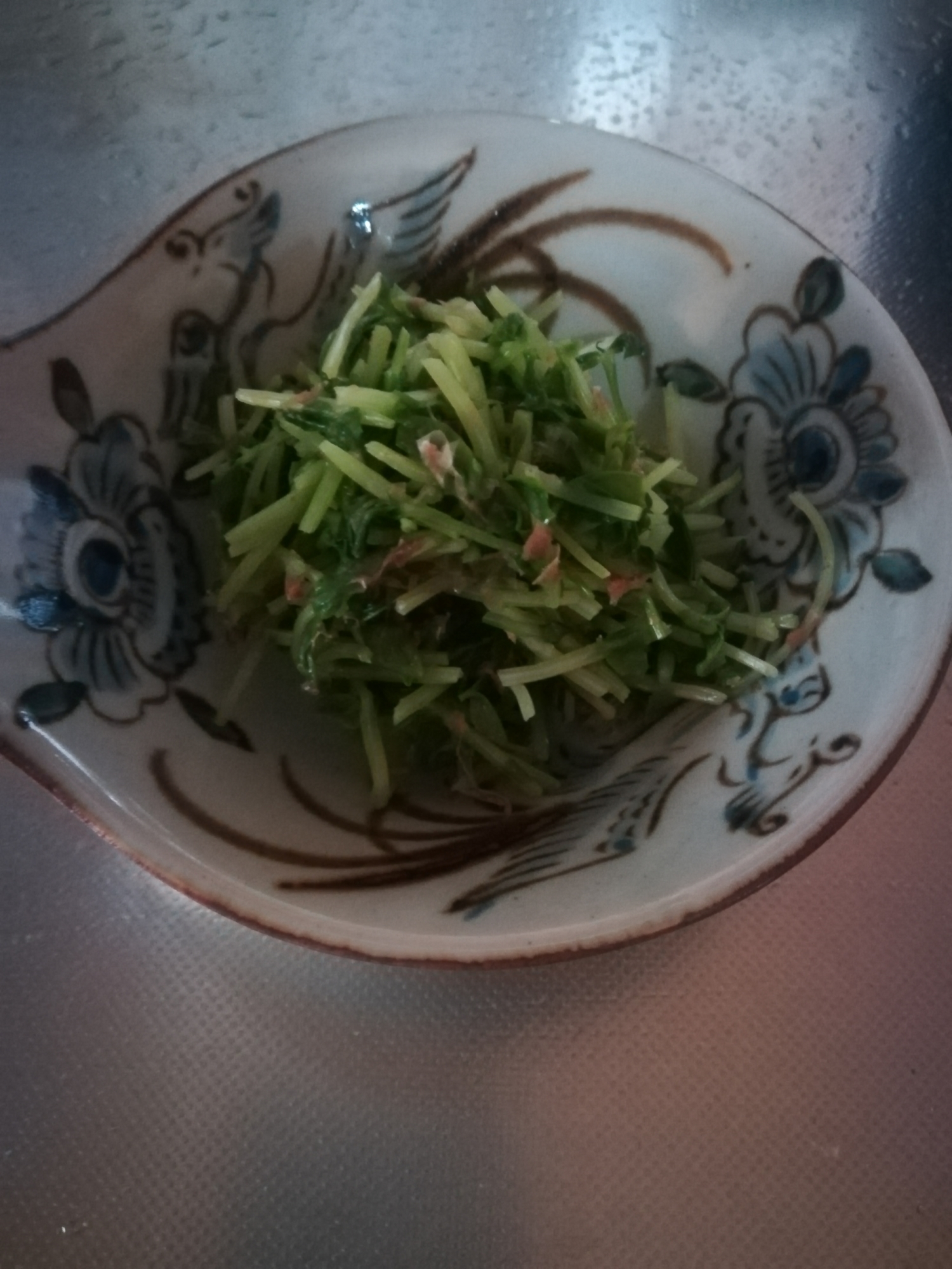 豆苗のおかか和え