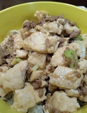 辛くなりすぎない麻婆豆腐丼の作り方