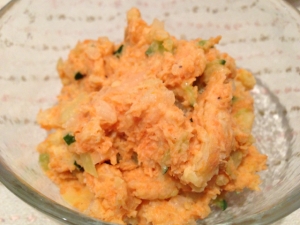 レンジで簡単ヘルシー!さつまいものポテトサラダ