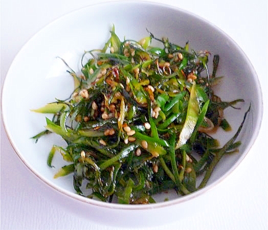 青パパイヤの皮のきんぴら