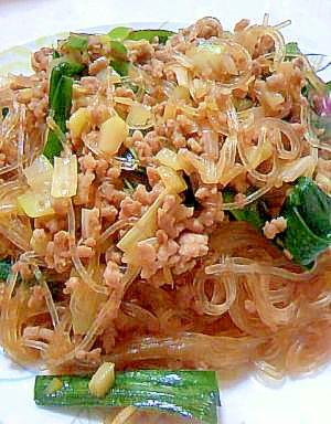 ご飯が進む♪素を使わないマーボー春雨