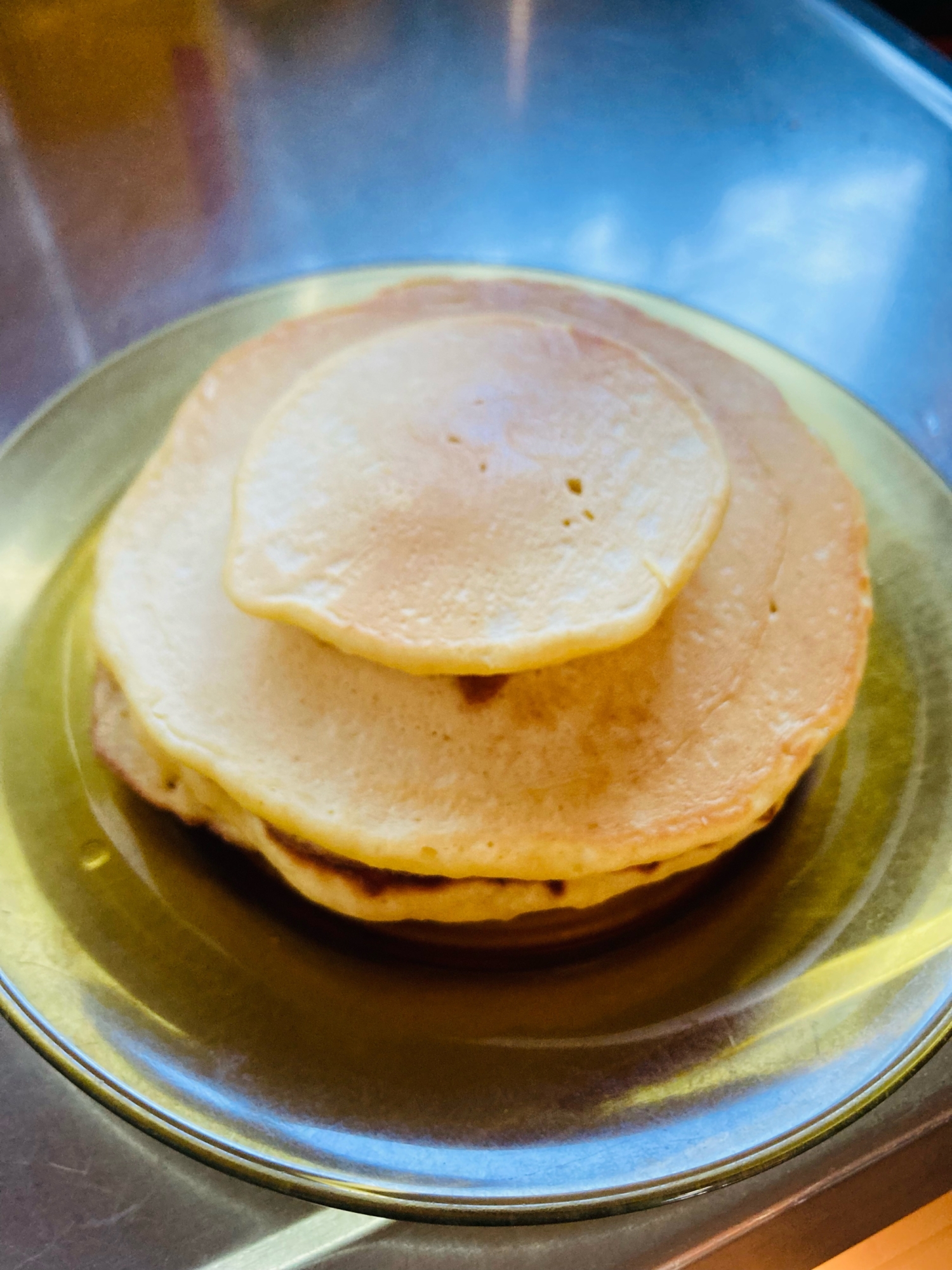 小麦粉で本格ホットケーキ