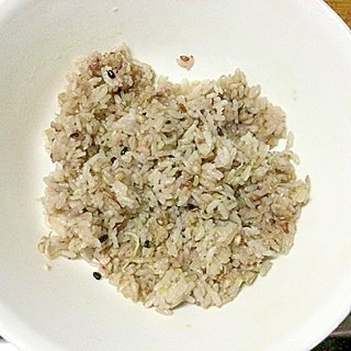 五穀米のチャーハン