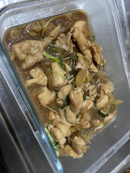 玉ねぎをプラスして♪鶏の照り焼き～