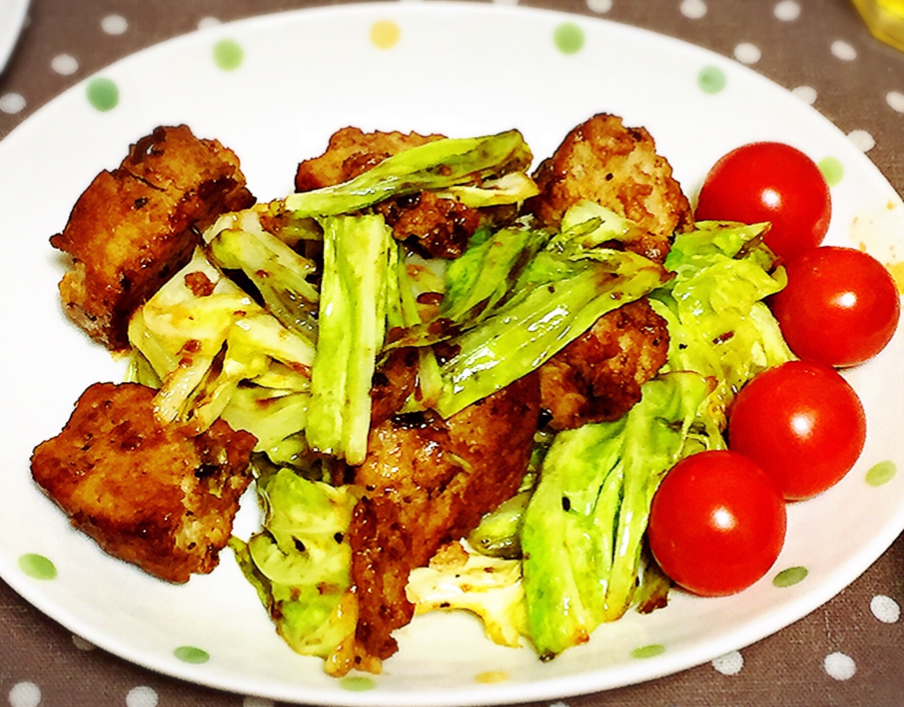 ひき肉で♪回鍋肉！