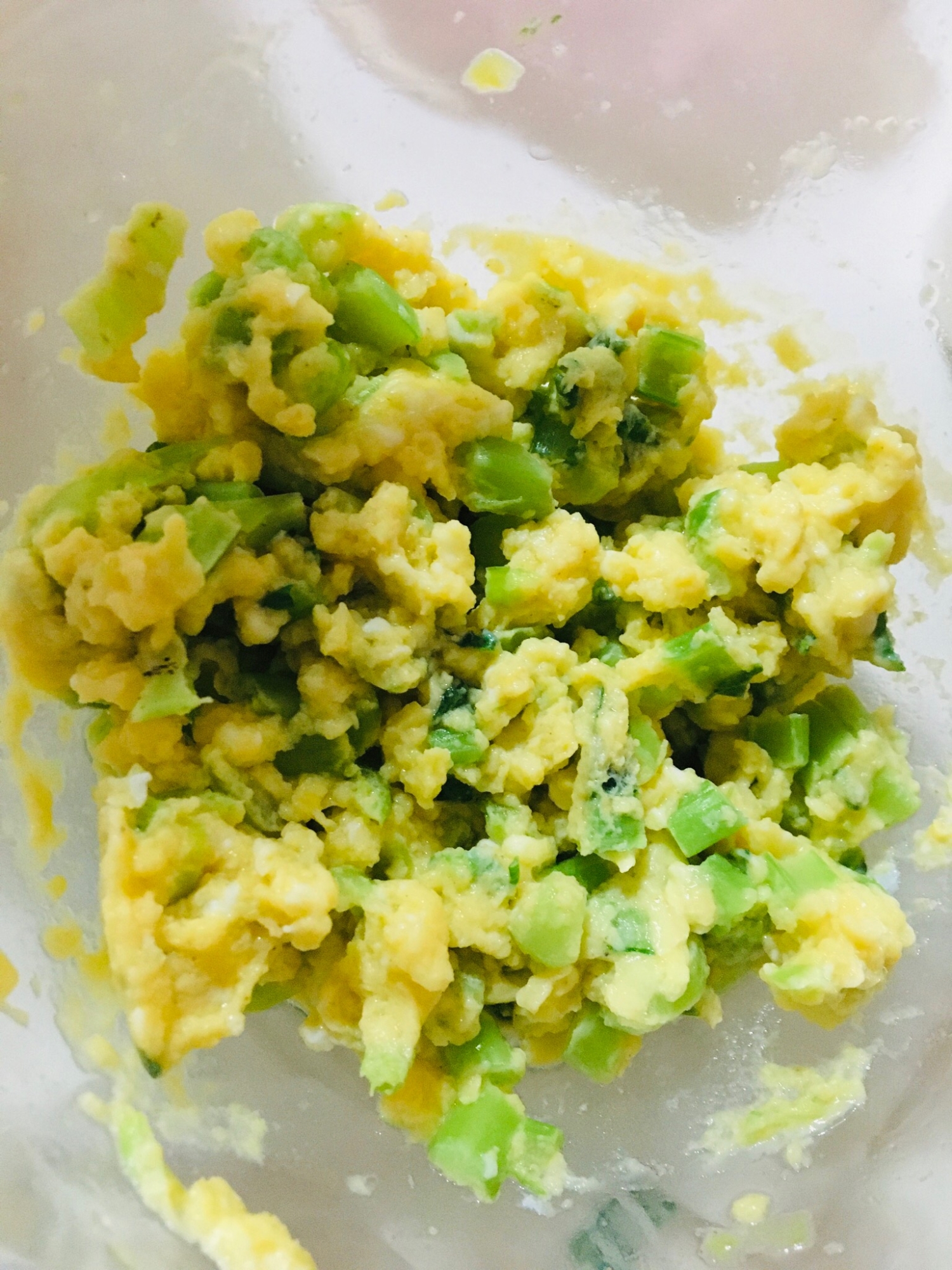 レンジでふんわり小松菜と卵のそぼろ