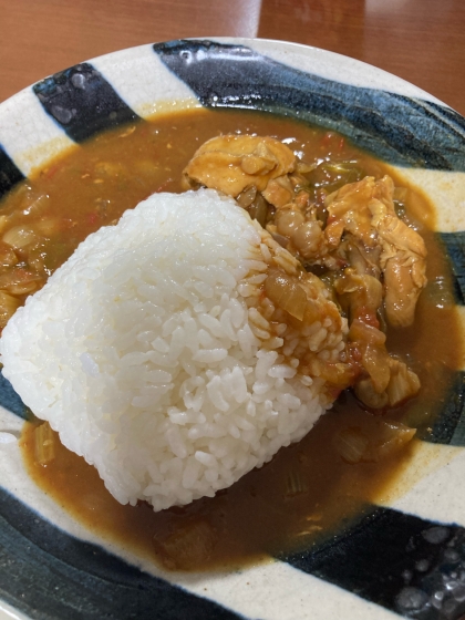 【ホットクック】鶏もも肉の無水カレー