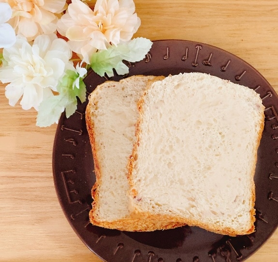 ホームベーカリー♪塩麹入り食パン✧˖°