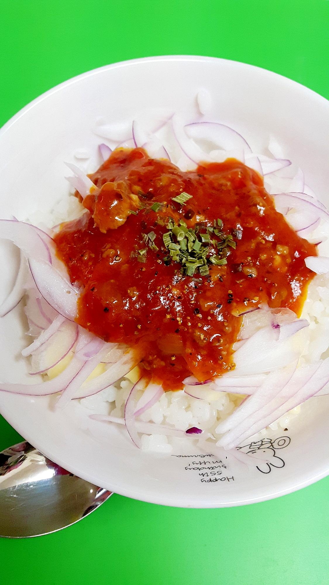 子供が喜ぶ(^^)チーズと玉ねぎのミートソース丼♪